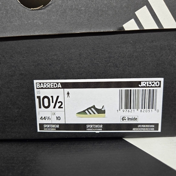New adidas Barreda Lifestyle Collegiate Green Core White Men\'s Shoes Size 10.5 main image 8